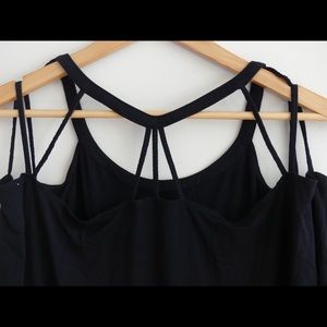 Detailed short sleeved shift dress